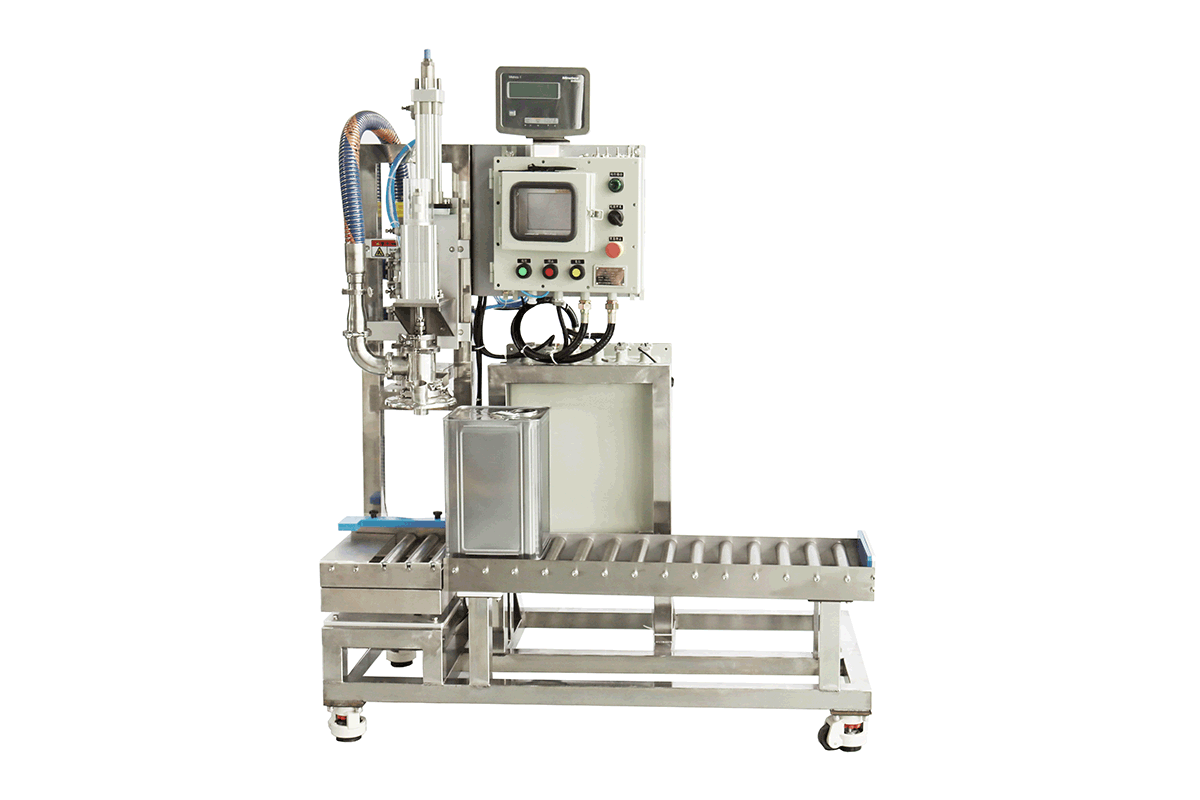 20L 單頭半自動(dòng)稱(chēng)重式灌裝機